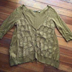 Anthropologie Filigree Cardigan